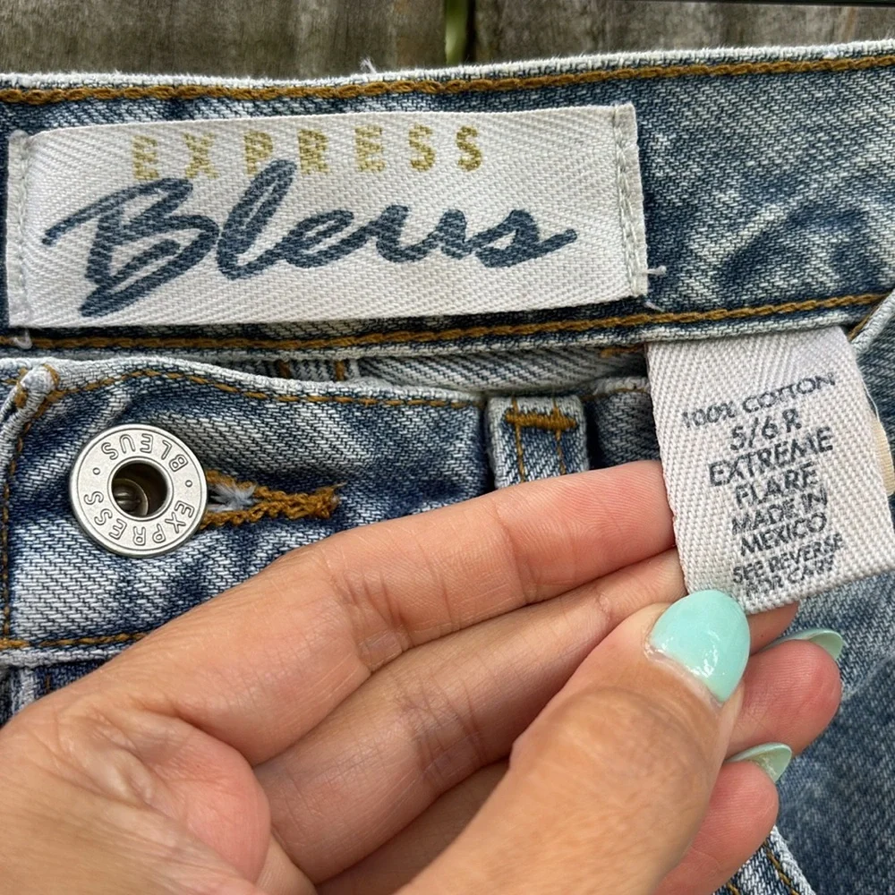 Express 90s bleus jeans 👖 - Picture 2 of 4